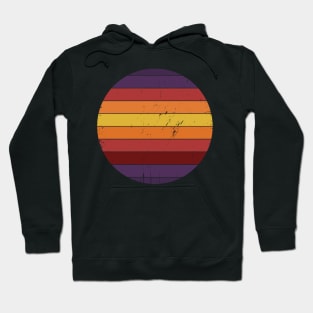 Abstract Vintage Desert Inspired Sunset Hoodie